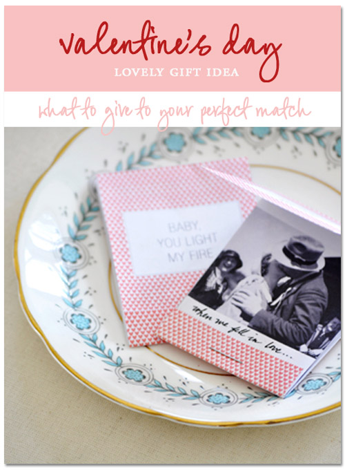 PerfectMatch {DIY} Create a Romantic Matchbook for Your Valentine