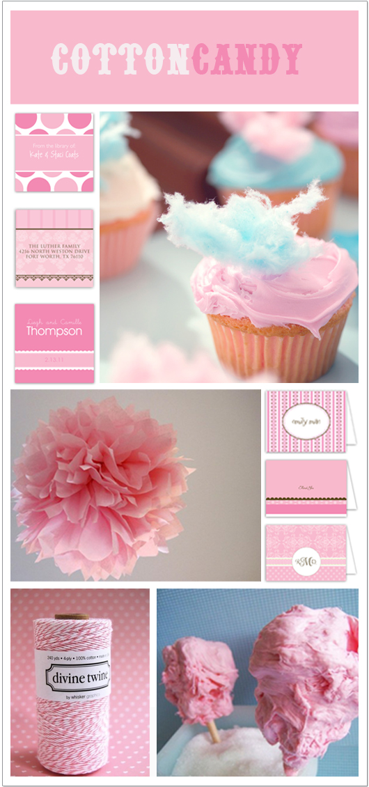 cottoncandy Theme Party Thursday: Cotton Candy Birthday Party