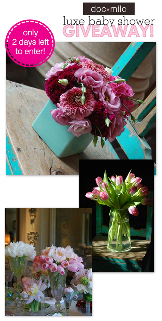CebollaFineFlowersofDallas1 Luxe Baby Shower Giveaway: Cebolla Fine Flowers