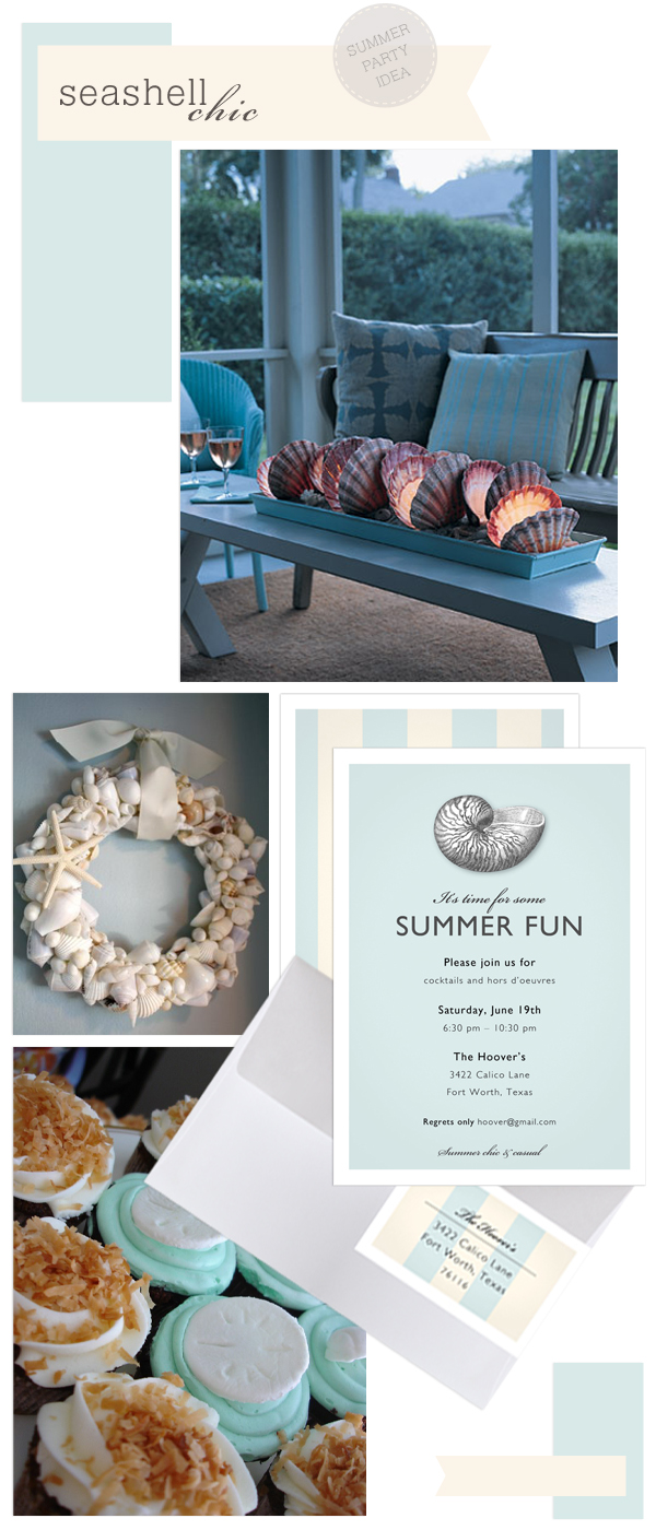 CoastalDinner {Party Idea} Coastal-Inspired Dinner Party