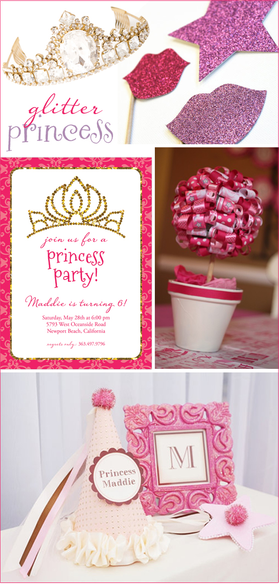 Glitter-Princess-Party {Party Inspiration} Glitter Princess Party