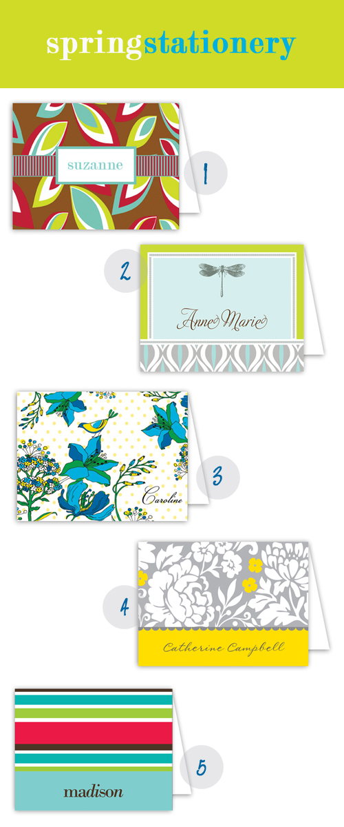 SpringStationery2 Freshen Up Your Stationery for Spring