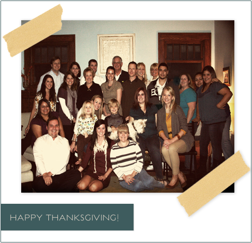 ThanksgivingGroup Giving Thanks!