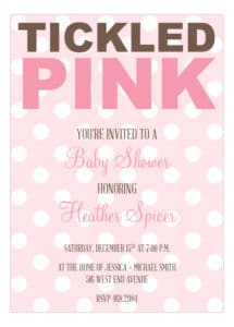 NP57BS1818-Polka-Dot-Tickled-Pink-Invitations-215x300 Baby Shower Invitations for Girls