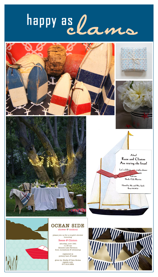 Nautical {Party Idea} Nautical Couples Wedding Shower