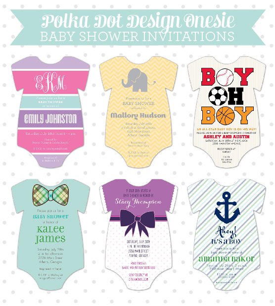 Onesie-011 Baby Shower: Introducing Our Onesie Shape Invitations!