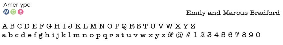 amertype Typestyles