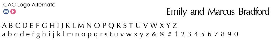 cac-logo-alternate-font Typestyles