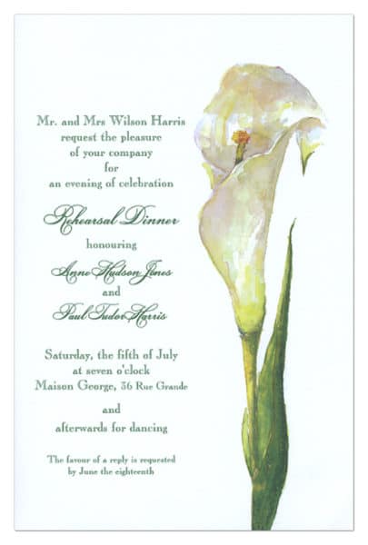 calla-lily-invitation-ob-3845-1-405x600 Who Do You Invite to an Engagement Party?