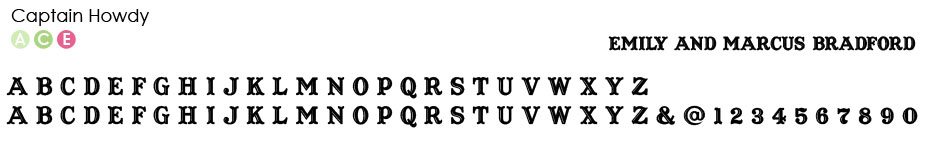 captain-howdy-font Typestyles