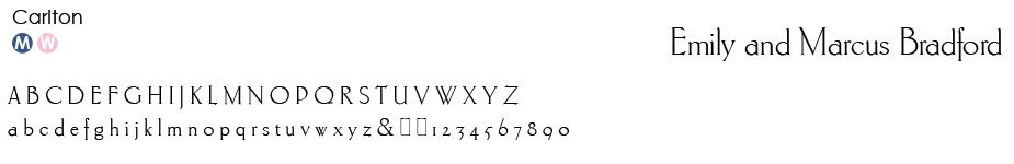 carlton-font Typestyles