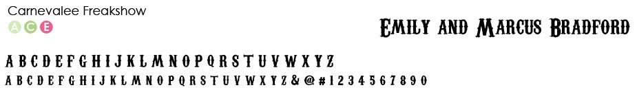 carnevalee-freakshow-font Typestyles