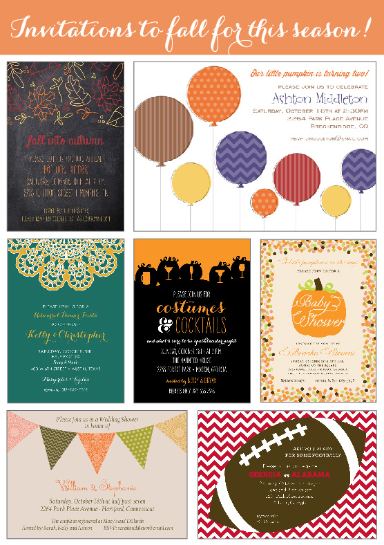 fall-01-01 New Arrivals! Check out our Fall Invitation Catalog