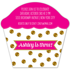 glitter-dots-cupcake-invitation-pddd-npccbd1322-300x300 Kids Party Wording Ideas