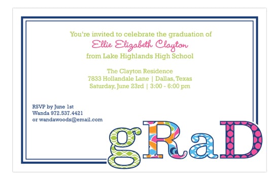 grad-patterned-tutti-invitation-rb-np58gd1224rb College Graduation Announcements