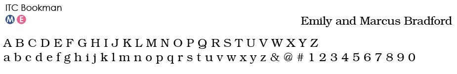 itc-bookman-font Typestyles