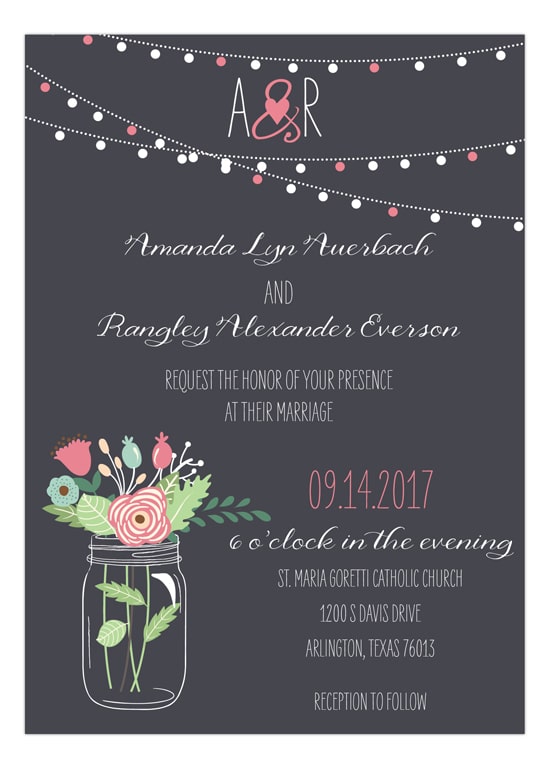 kadd-np57py1547 Chalkboard Bridal Shower Invitations