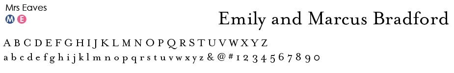 mrs-eaves-font Typestyles