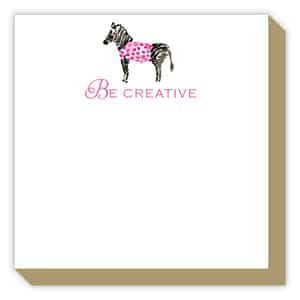 Be Creative Zebra Luxe Pad