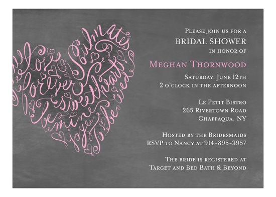 script-heart-chalkboard-invitation-bmdd-np57ws1307bmdd Chalkboard Bridal Shower Invitations