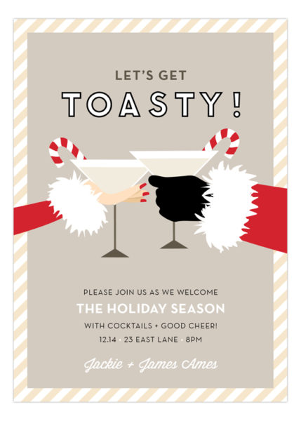toasty-santa-invitation-dmdd-np57hc1250dmdd-429x600 Christmas Wording Ideas
