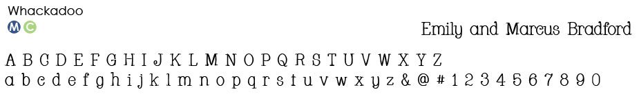 whackadoo-font Typestyles